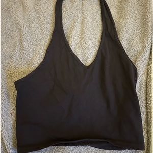 Brown H&M summer crop top